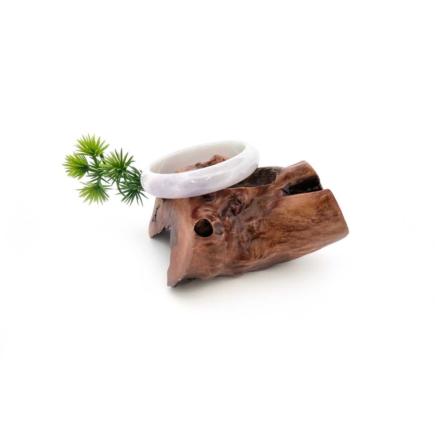 Lavender Jadiete Jade Bangle