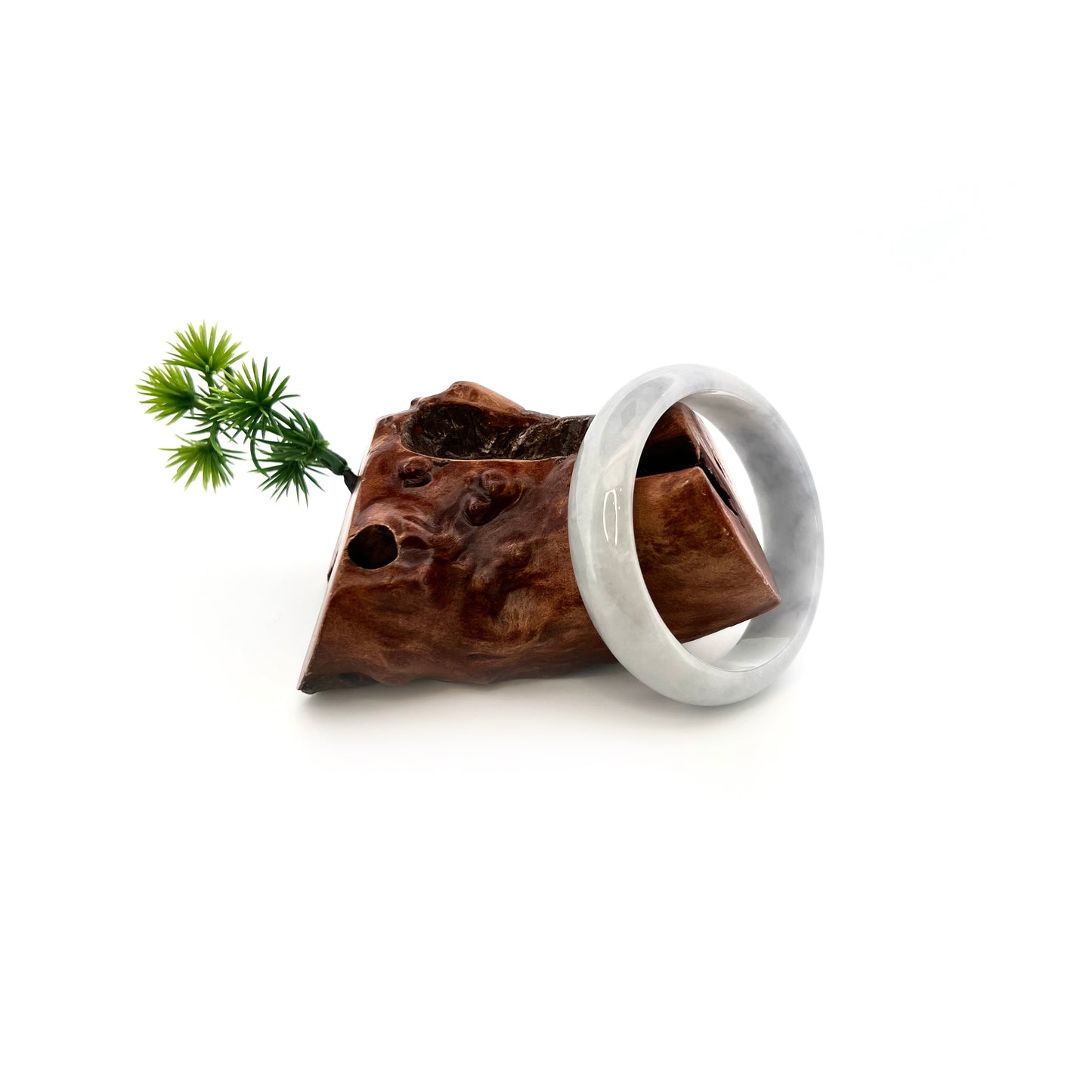 Blue-Green Jadiete Jade Bangle