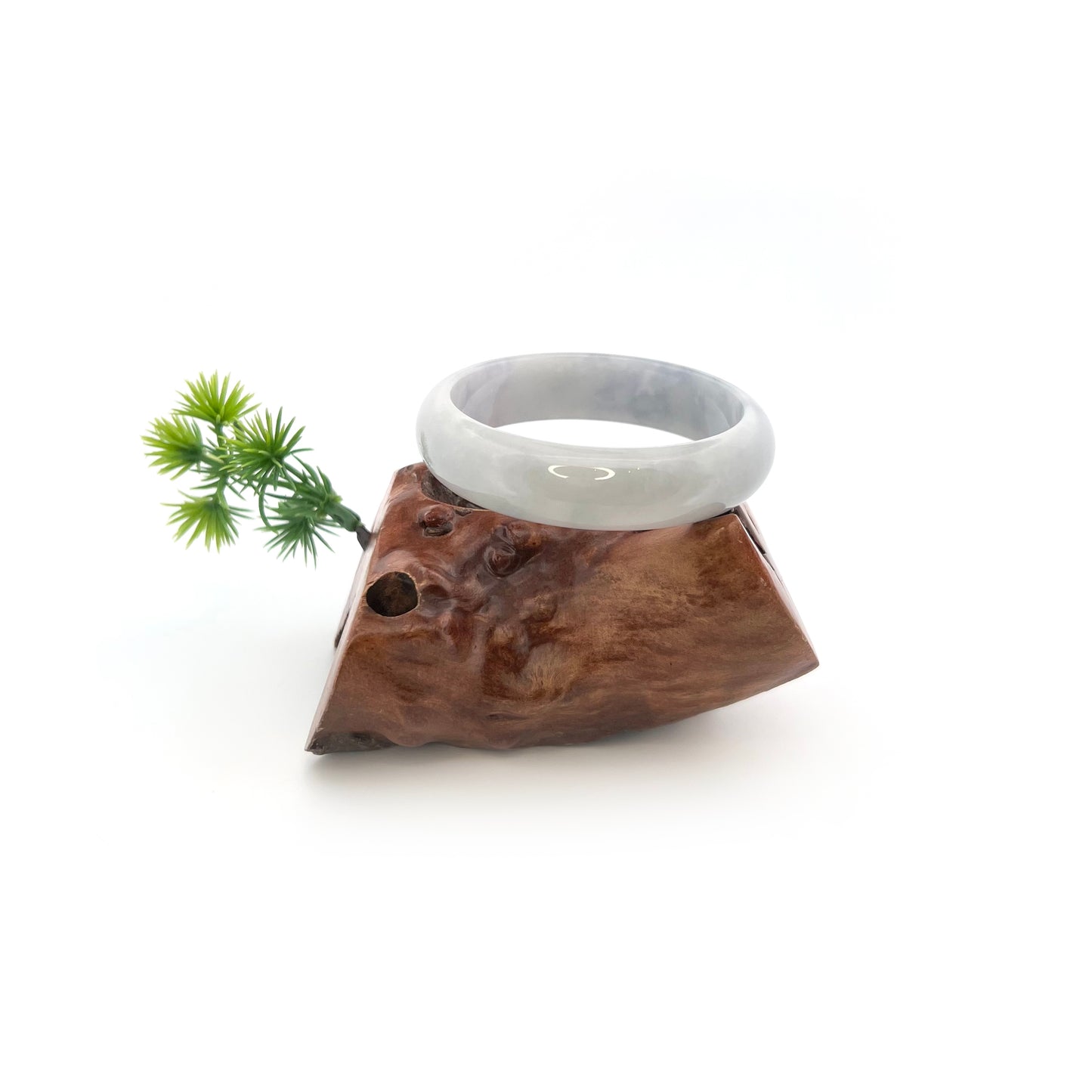 Blue-Green Jadiete Jade Bangle