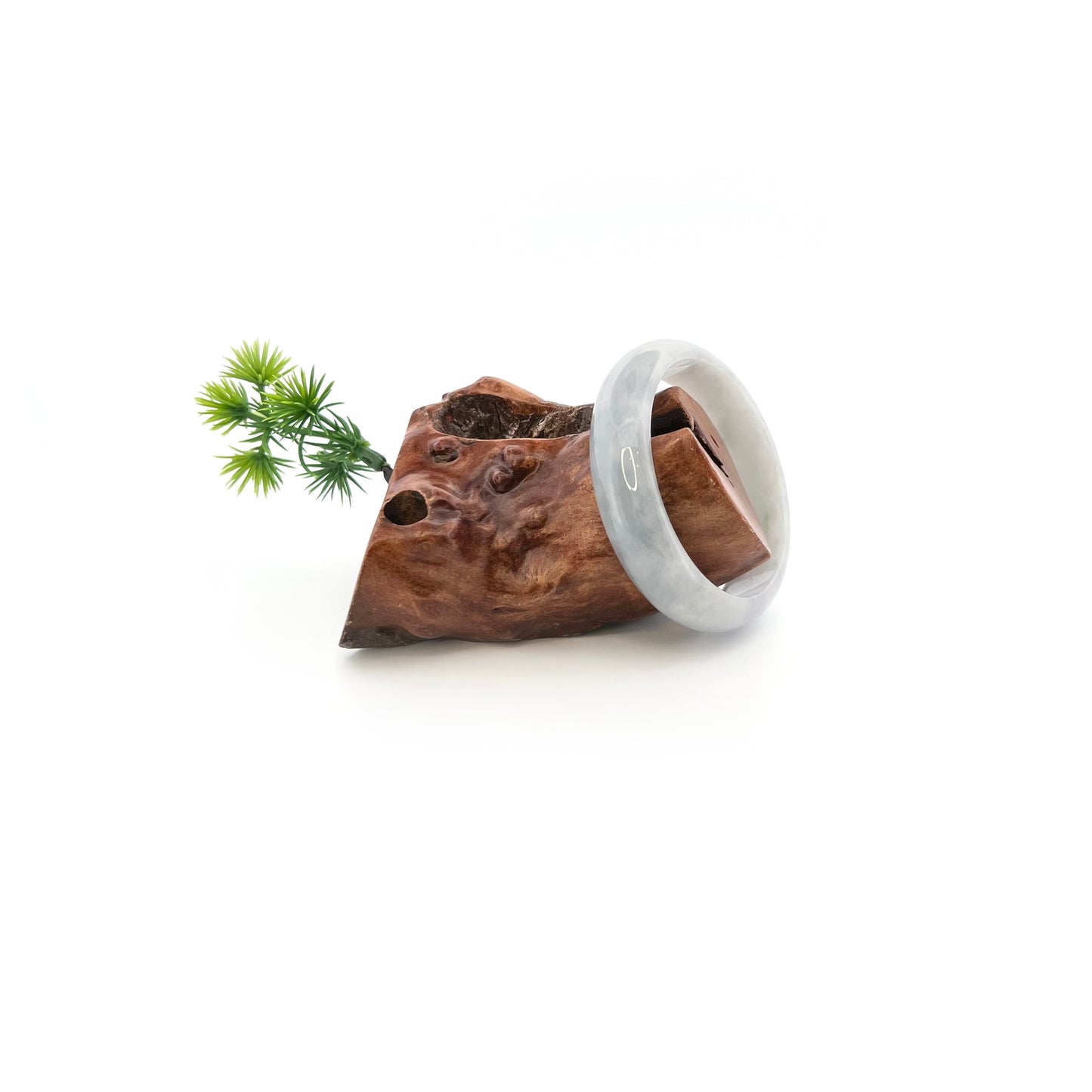 Blue-Green Jadiete Jade Bangle