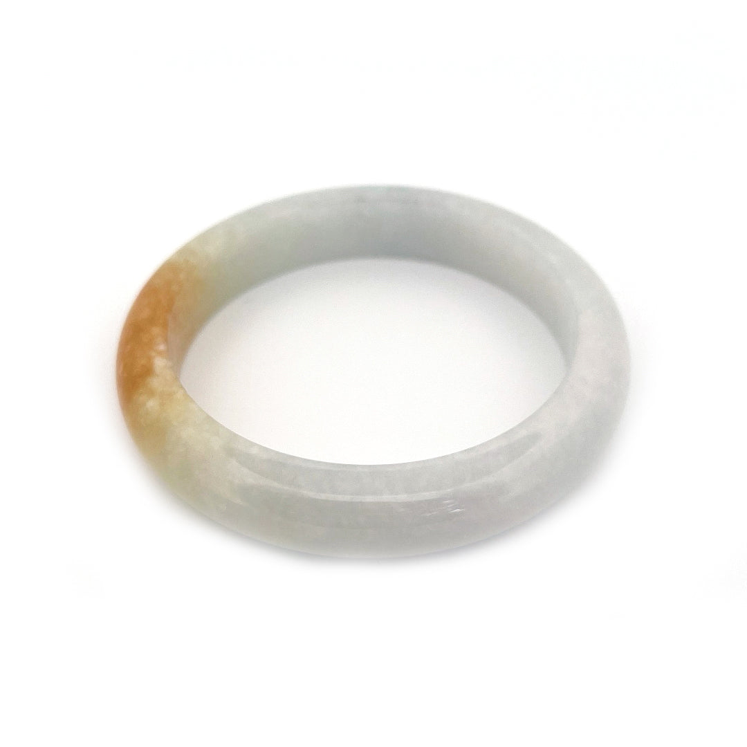 Mu Na Gold Jade Bangle