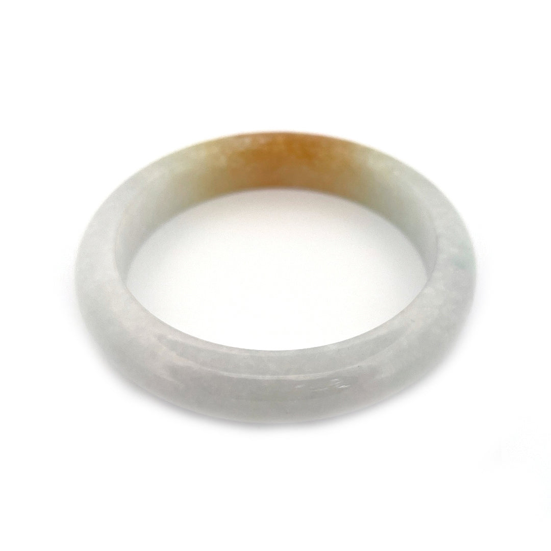 Mu Na Gold Jade Bangle