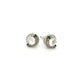 Crystal Clear Jadiete Jade Earring