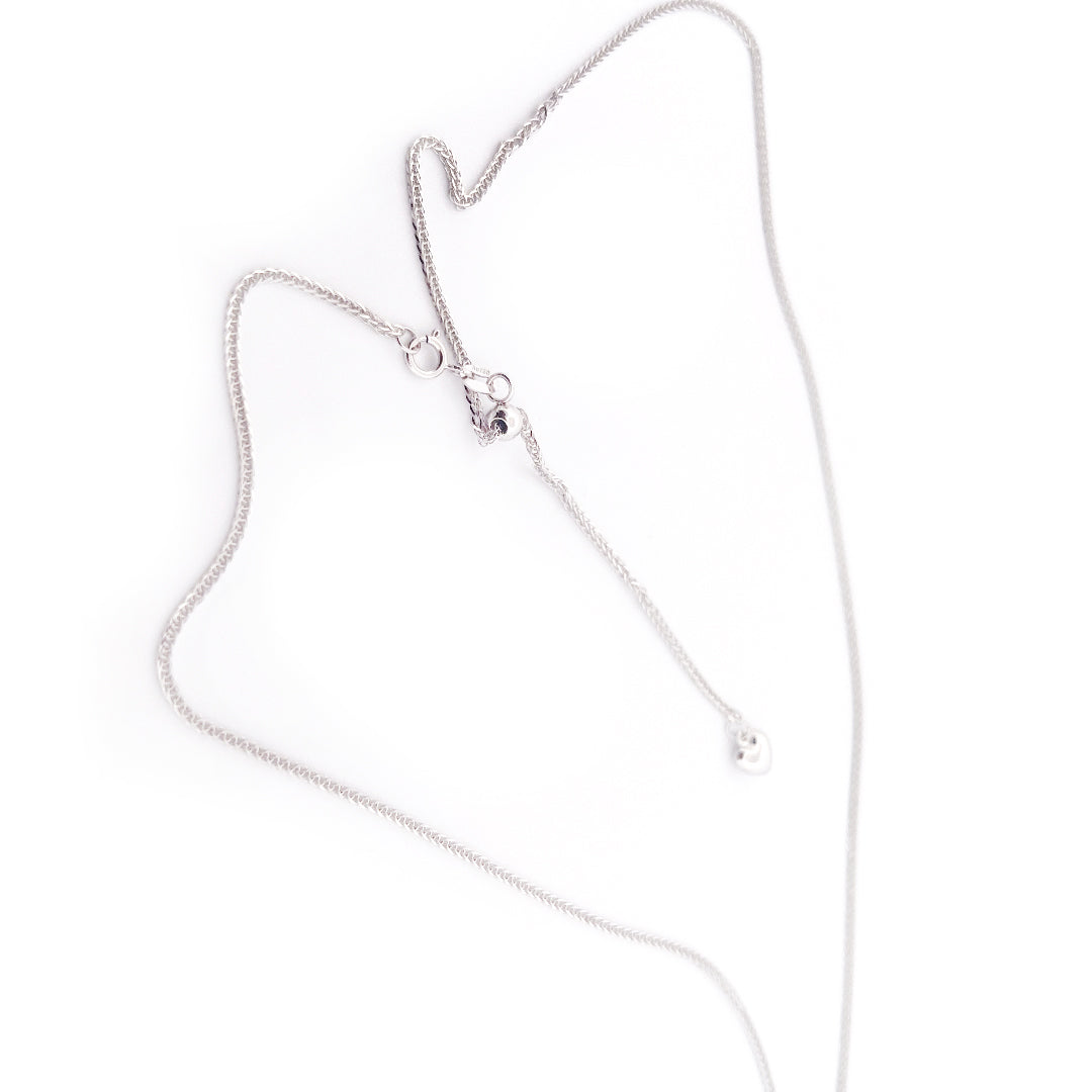 Adjustable Necklace - White Gold