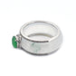 White Ice Jadiete Jade Ring