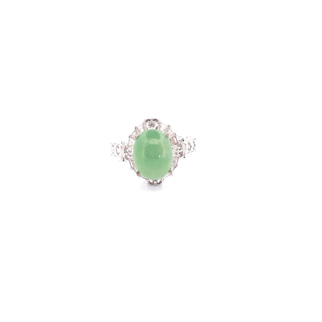 Light Green Icy Jade Stone