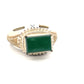 Rectangle Green Jade Stone